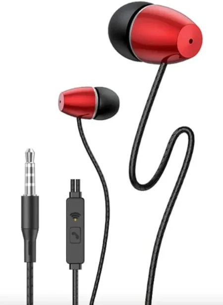 سماعات أذن ستيريو معدنية من طراز Gerlax E2 HD Super Bass.