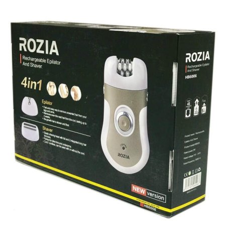 جهاز إزالة الشعر والشفرة القابل لإعادة الشحن Rozia HB-6006