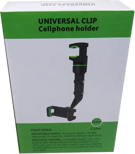 حامل هاتف خلوي بمشبك عالمي (Universal Clip Cellphone Holder)