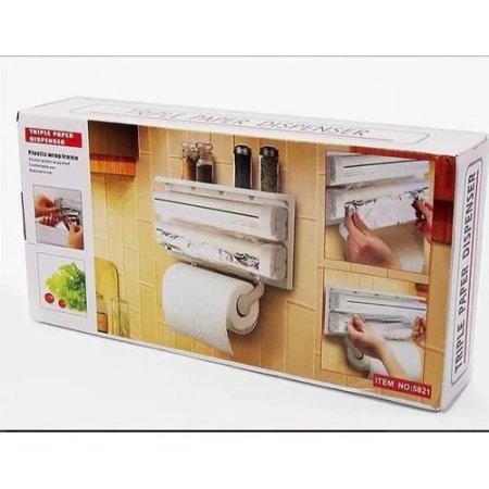 موزع ورق ثلاثي للمطبخ