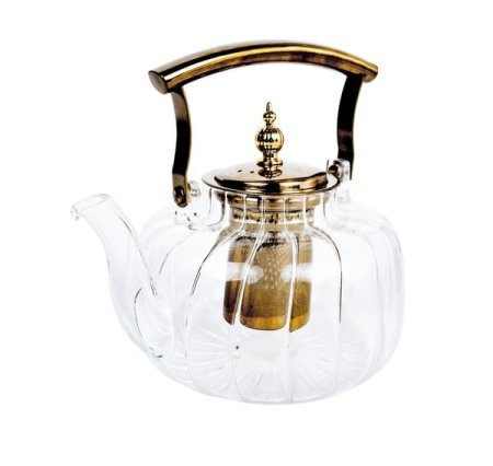 إبريق شاي زجاجي فاخر