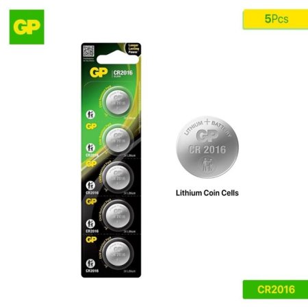 بطارية GP CR2016 Lithium Coin Cells  قطع 5