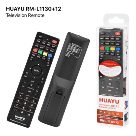 ريموت HUAYU RM-L1130+12 للتلفزيون