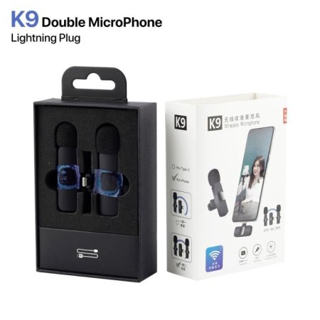 ميكروفون K9 Lightning مزدوج للآيفون