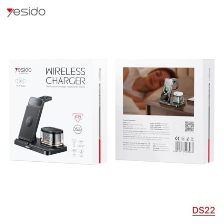 شاحن YESIDO DS22 MagSafe وحمالة هاتف للمكتب