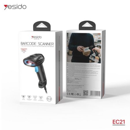 ماسح باركود YESIDO EC21