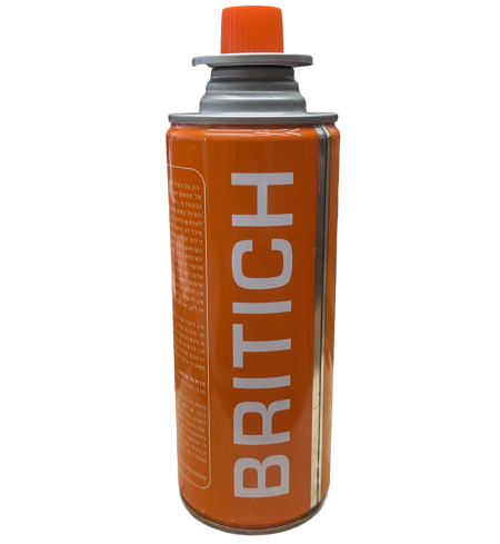 غاز بوتان (Butane gas canisters) تستخدم عادةً للمواقد المحمولة أو شعلات الطهي الخارجية.