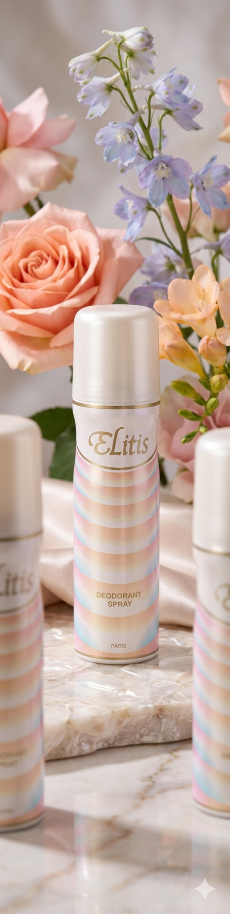 مزيل عرق للنساء من ماركة لوماني (Lomani) يسمى "إليتيس" (Elitis)