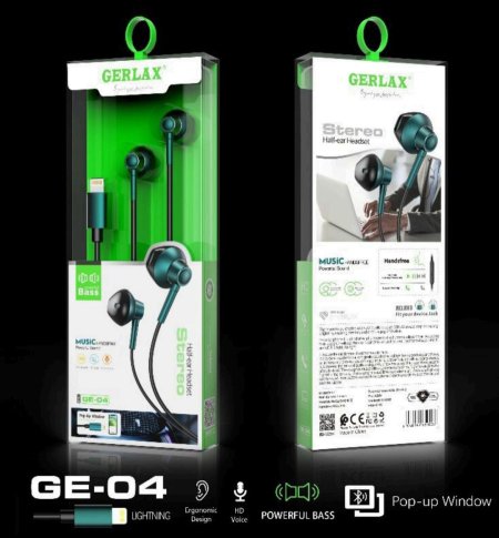 سماعات أذن نصفية ستيريو Gerlax GE-04