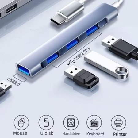 موزع USB من ماركة GERLAX، موديل GV-08
