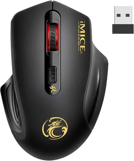 ماوس لاسلكي صامت من نوع iMICE طراز G-1800