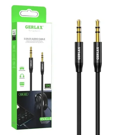 كابل صوت Gerlax GX-02 مقاس 3.5 ملم (AUX)