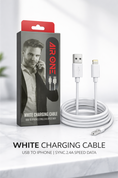 كابل شحن من نوع USB إلى Iphone من ماركة Air One