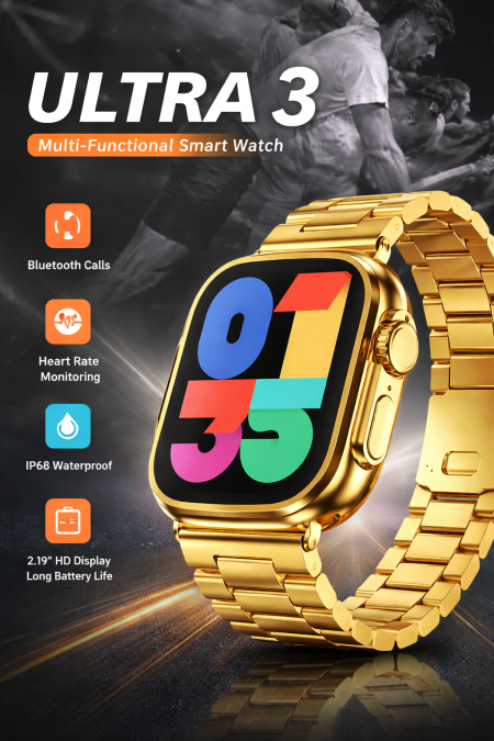 الساعة الذكية هي  Ultra 3